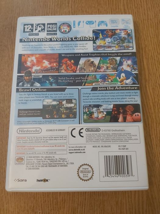 gra nintendo wii super smash bros. brawl