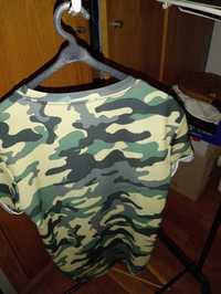 T-shirt homem militar