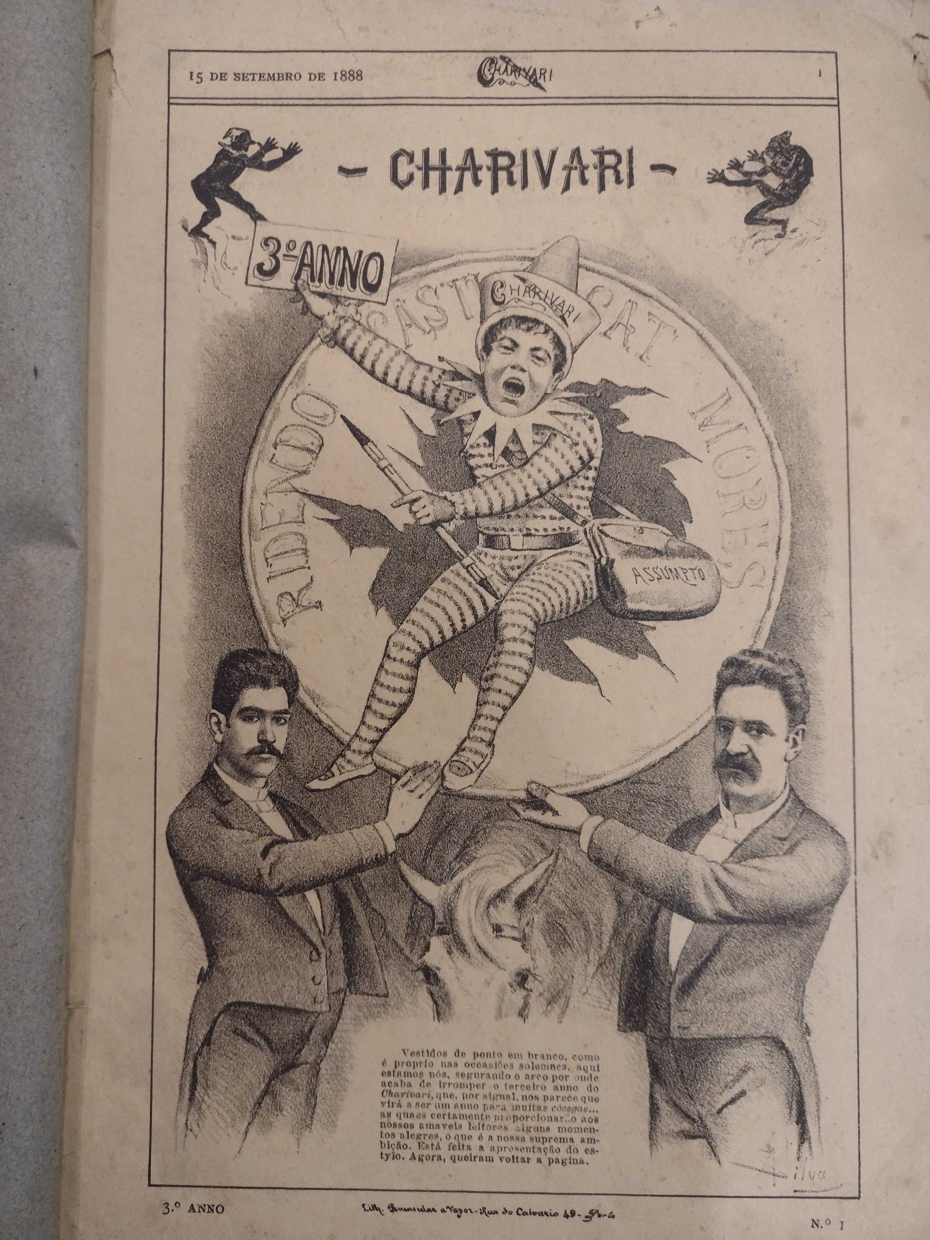 Charivari Jornal Humorístico ilustrado do Porto 1887