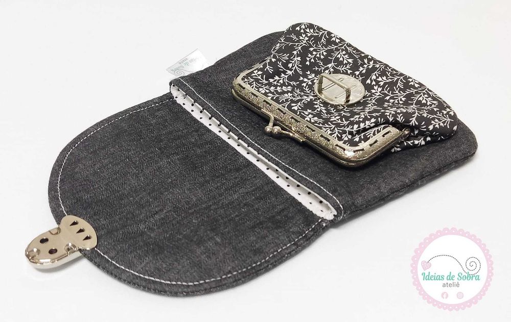 Carteira dupla feita á mão - Várias