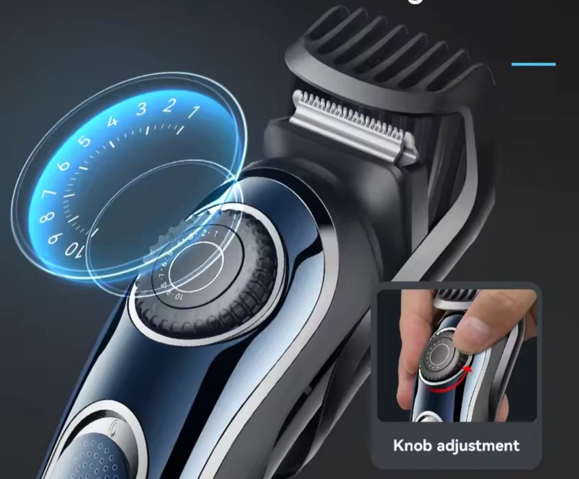 Бритва машинка для стрижки Kemei KM 1256 акумуляторна