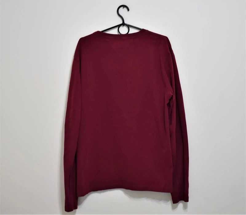 Tommy Hilfiger burgundowa bluza oryginał super stan L