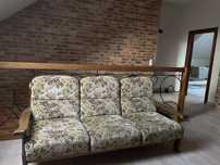 Kanapa 3 os vintage drewno