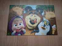 Puzzle 4+ Trefl 60 el. Masza i niedźwiedź