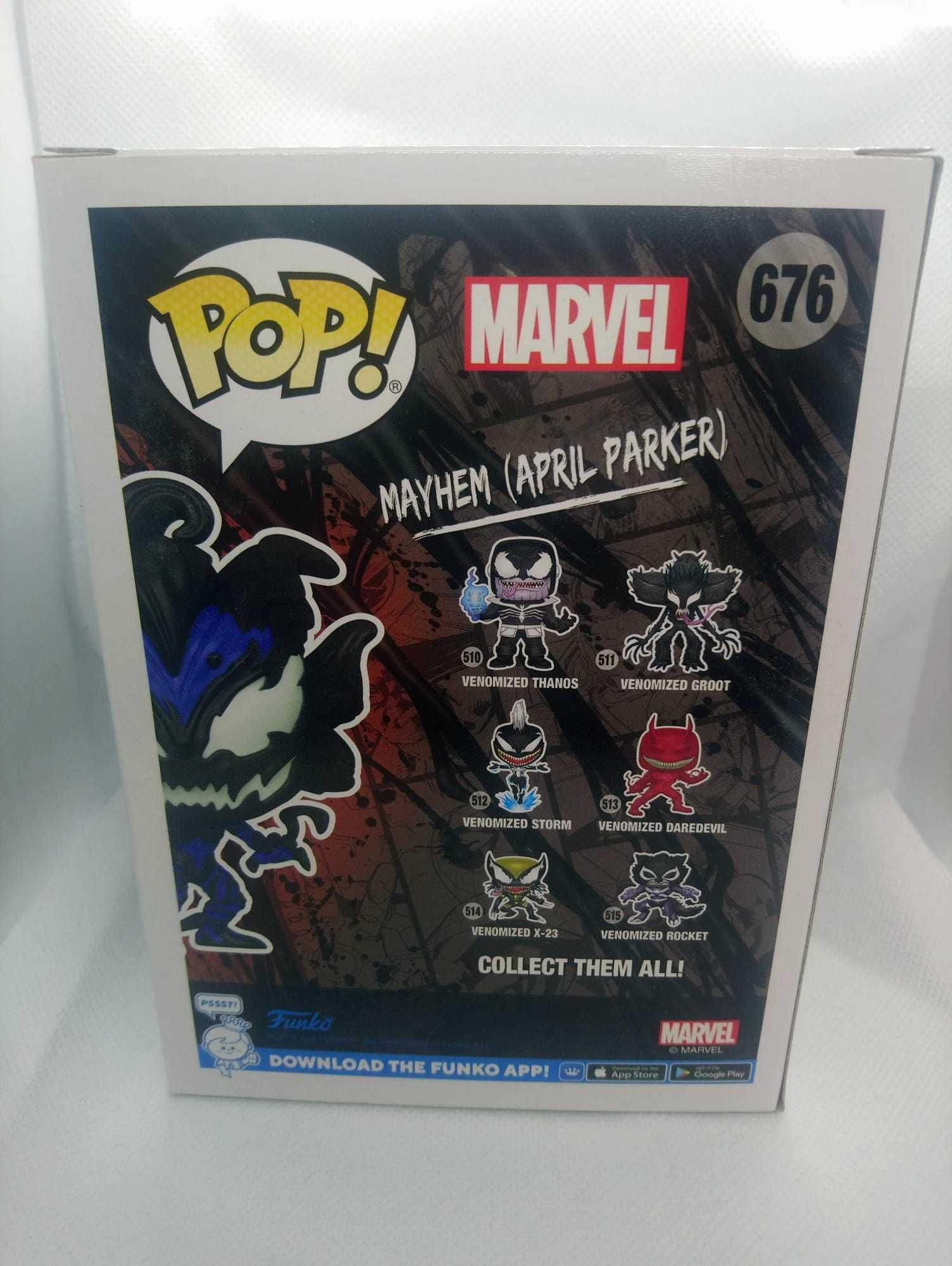 Funko Pop Marvel Venom Mayhem 676 GITD PIAB Exclusive