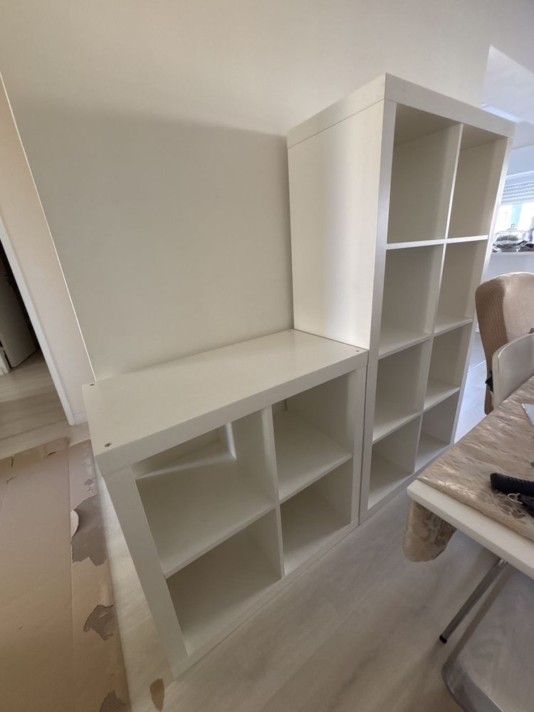 KALLAX Estante, branco, 77x147 cm em muito bom estado