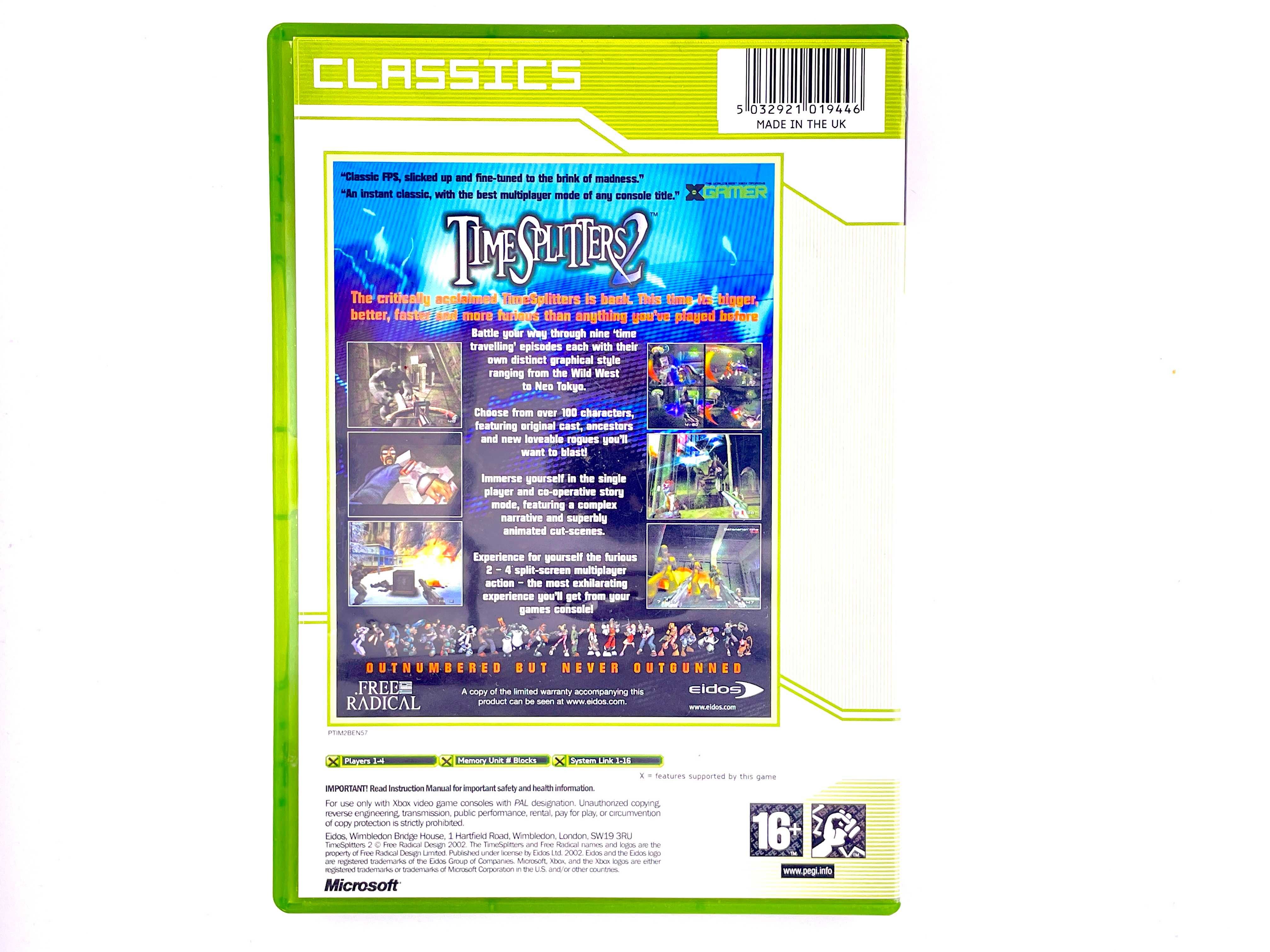 Time Splitters Xbox VIMAGCO.PL Bydgoszcz Śniadeckich 11