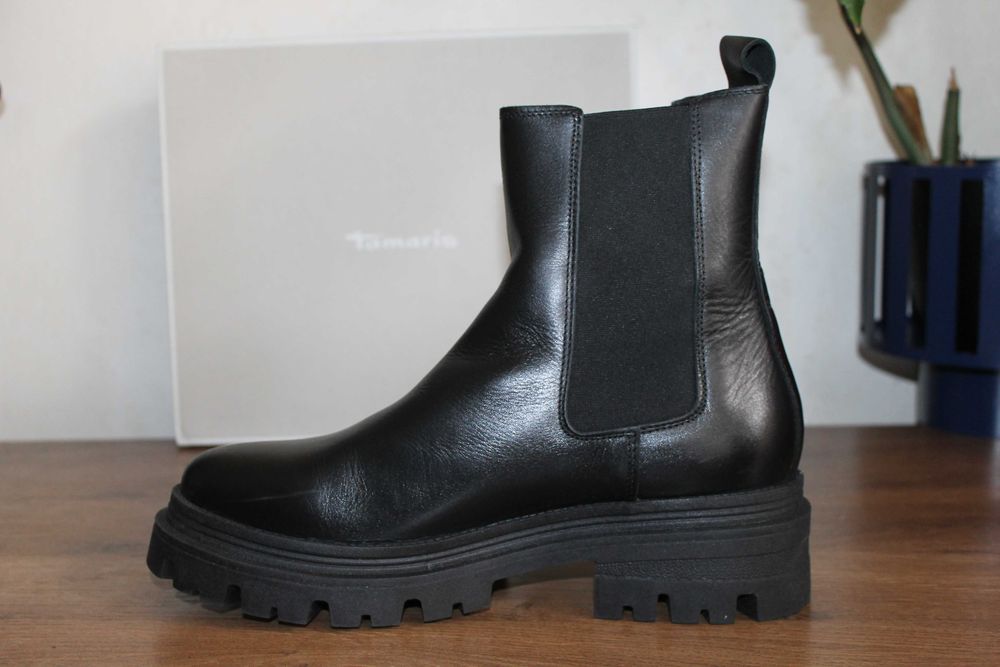 Шкіряні черевики, челсі Tamaris 42 розмір