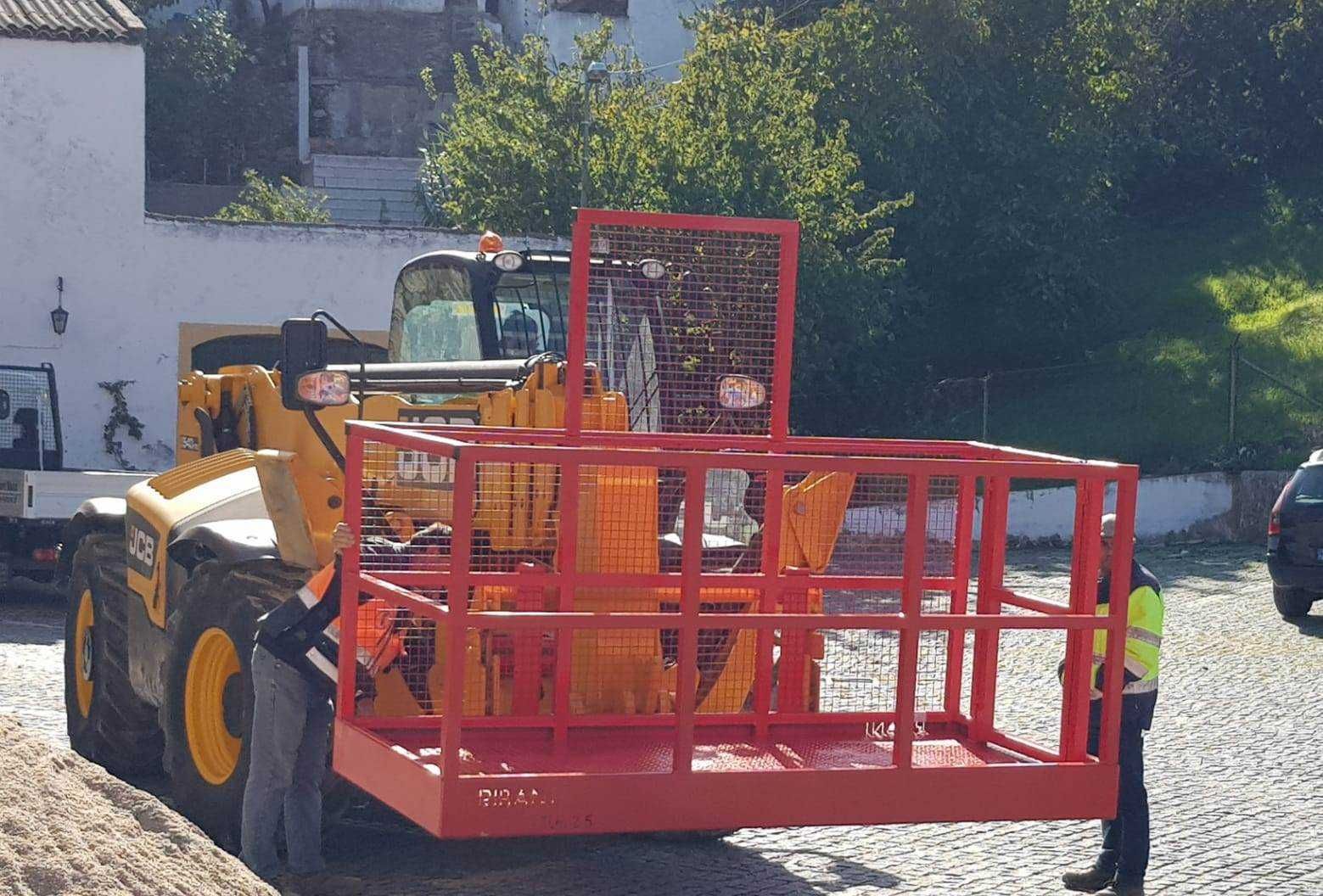 Plataforma trabalho p/ Empilhador telescopico