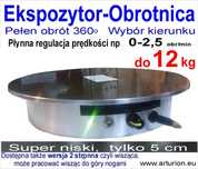 Ekspozytor- Kawalet- Obrotnica Foto 3D packshot 360 video do 12 kg