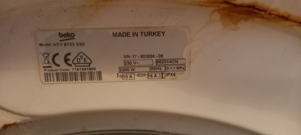 Panel Programator Moduł Sterujący Beko HTV 8733 XS0 Komplet