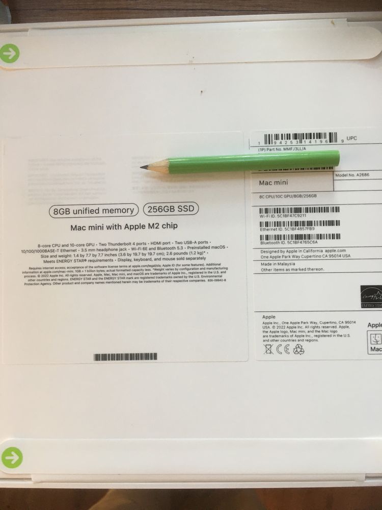 Mac mini m2 256gb nowy