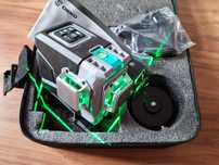 Poziomica laserowa nowa DEKO, 3D, zielony laser, skosy, pilot