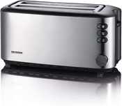 Toster Severin AT 2509 stal szlachetna srebrny/szary 1400 W