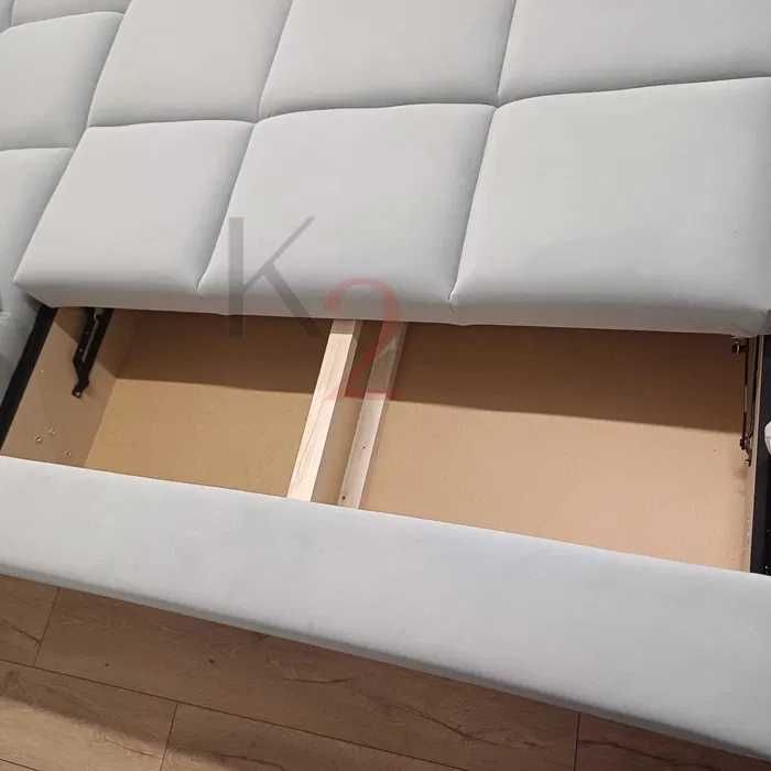 Narożnik Alaska U Duży Modny  Pikowany Narożnik Sofa Kanapa +GRATIS