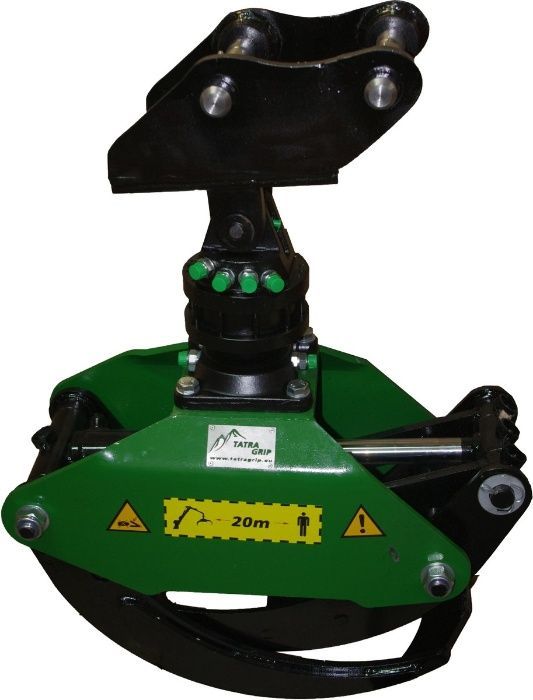 Minikoparka koparki szybkozłącze adapter + Rotator 1T + Chwytak 0,16m2