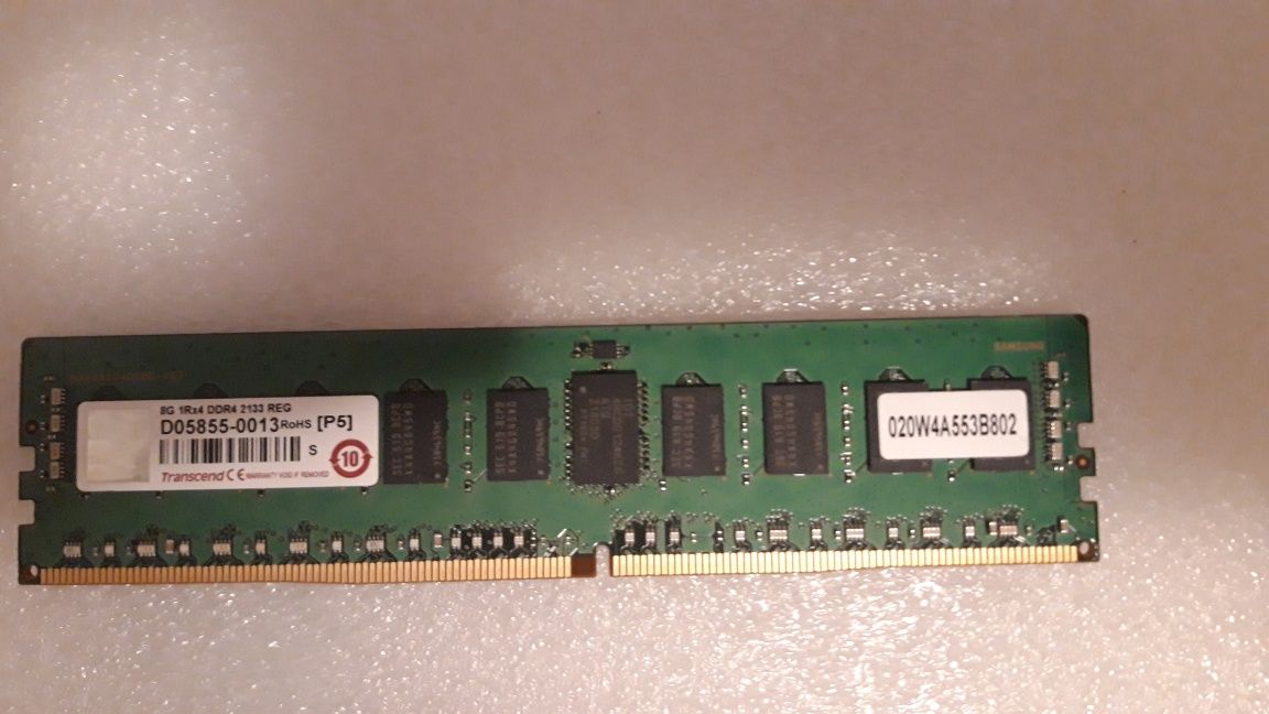 Pamięć Transcend 8GB 2Rx8 DDR4 2133 ECC REG