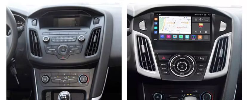 Radio Samochodowe Android Ford Focus MK3 III CarPlay AndroidAuto 2-DIN