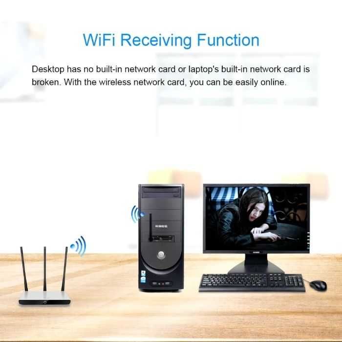 Pen Wi-Fi compatível Box Satélite e Computador
