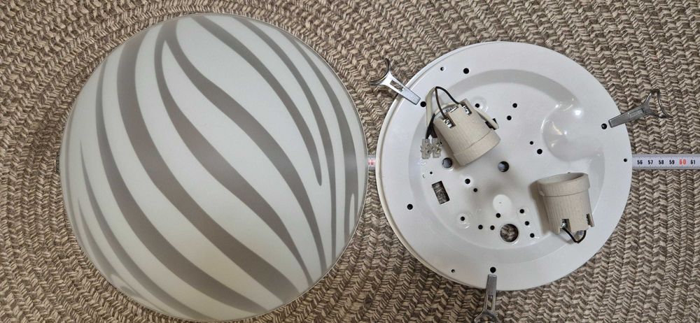 Світильники стельові круглі б/в