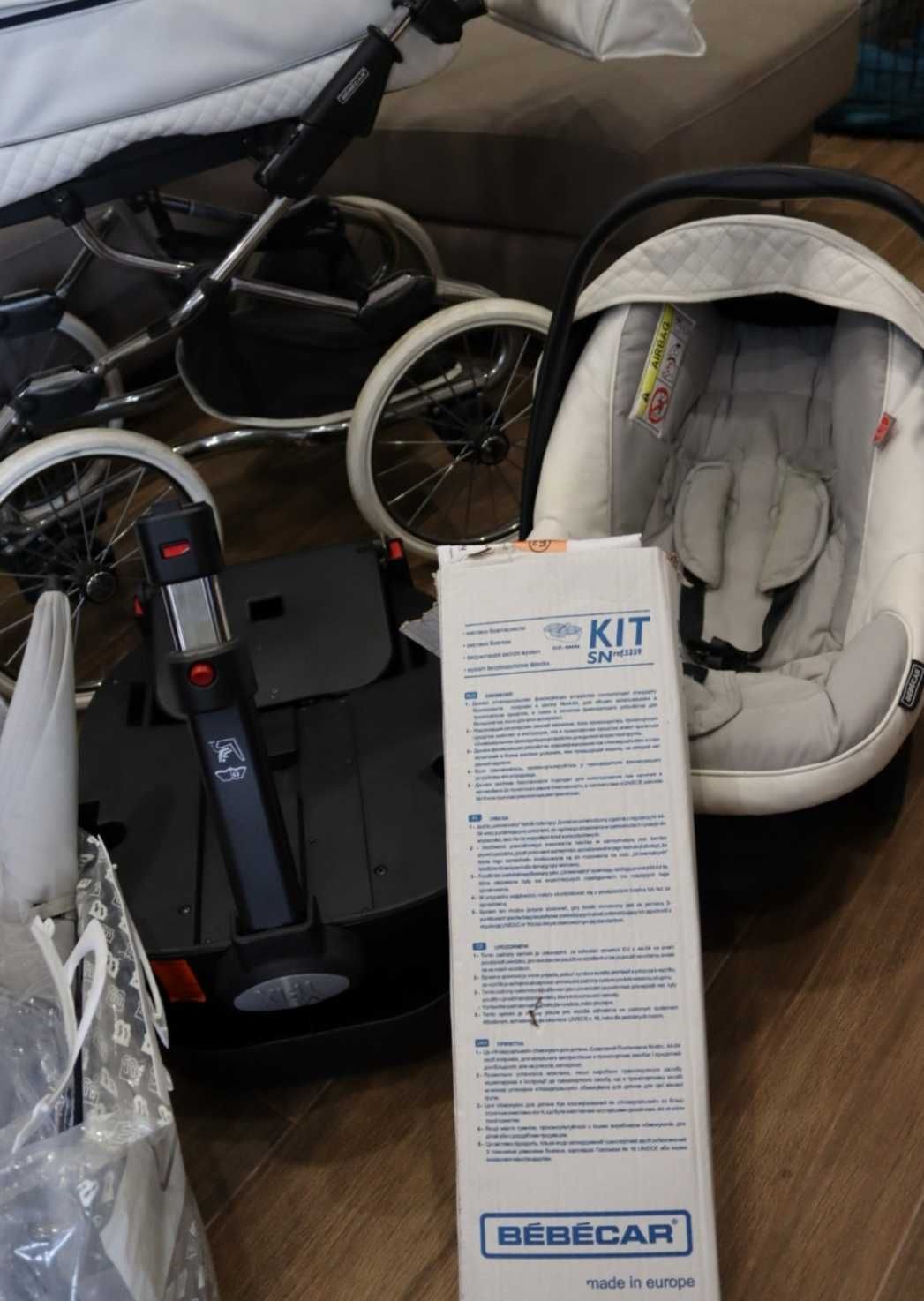 Trio Bébécar + isofix (carrinho bebé)