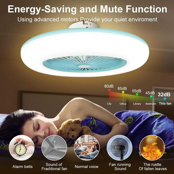 Nowa lampa sufitowa / wiatrak / wentylator / lampka / LED 8425