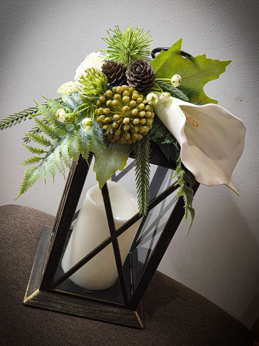 Lampion znicz latarnia na grób wszystkich świętach