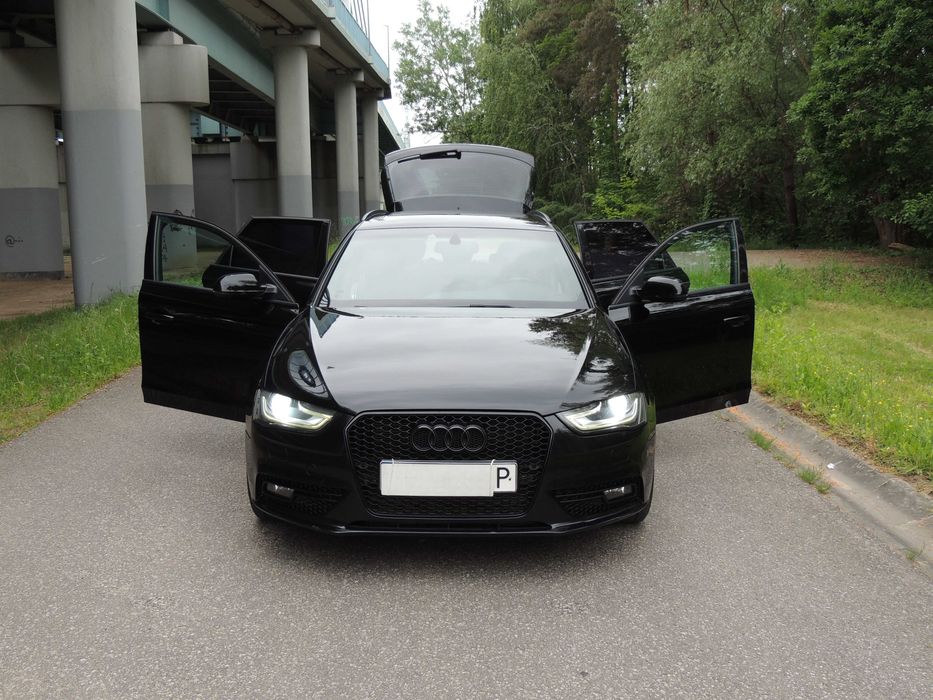 Czarne Audi A4 B8  -2.0tdi-Lift- -S-Line =Bang&Olufsen=Led- Xenon-