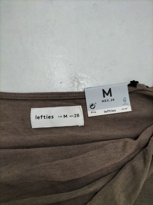 Camisola manga comprida castanha nova com etiqueta