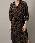 Sukienka Massimo Dutti zebra unikat koszulowa L
