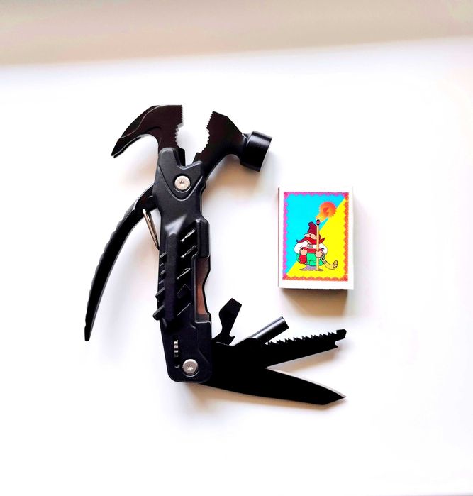 Фірмовий мультитул 14-в-1 з молотком та гвоздодером