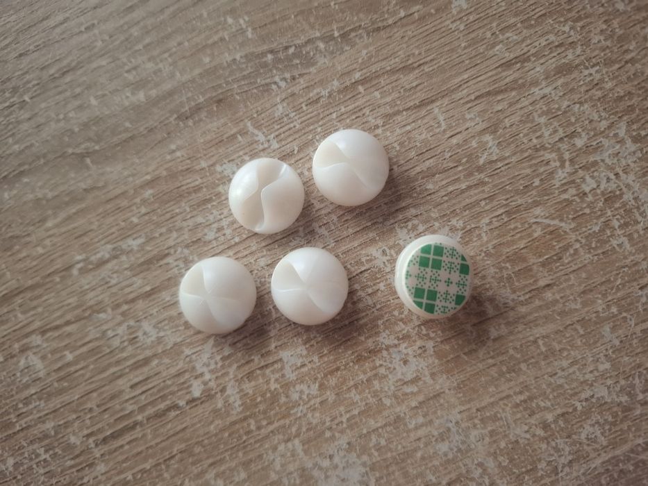 Mini organizer do kabli biały 5 sztuk