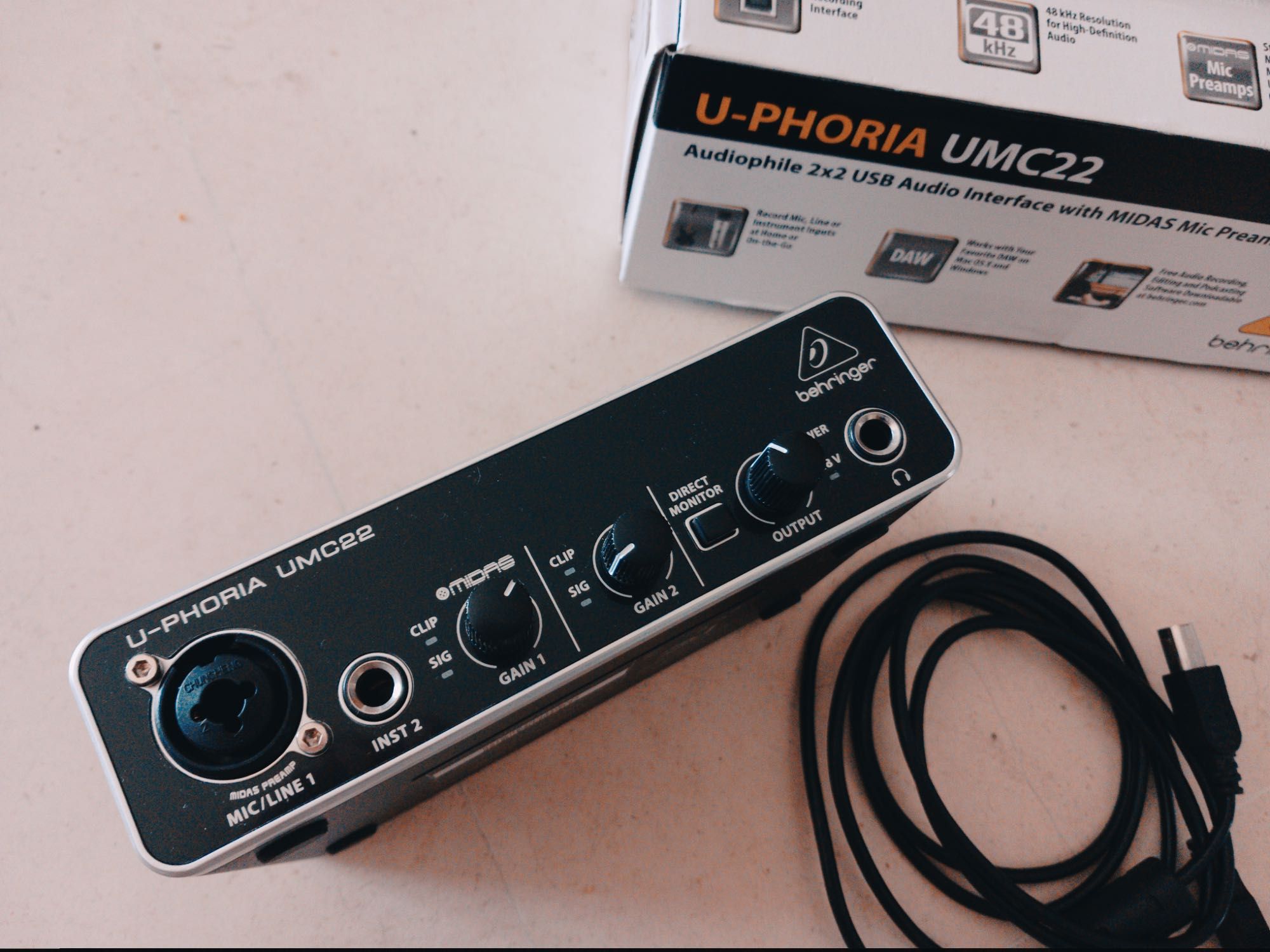 Interface Audio Behringer U-Phoria UMC 22
