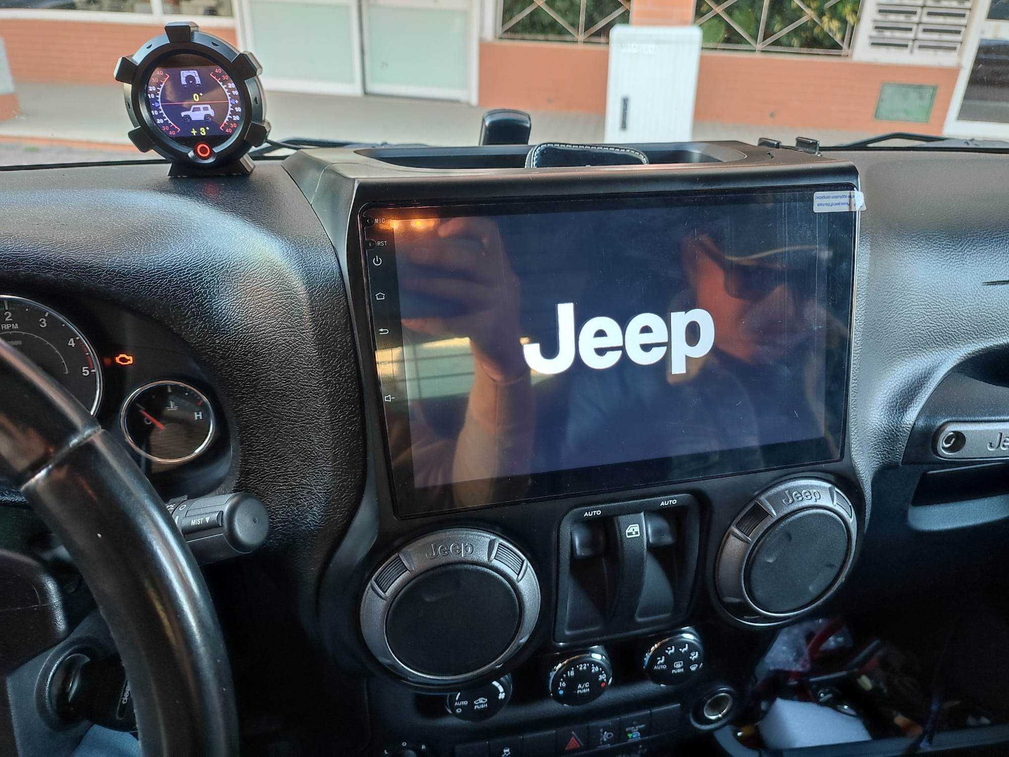 Auto Rádio Jeep Wrangler Carplay & Android Auto GPS Bluetooth USB