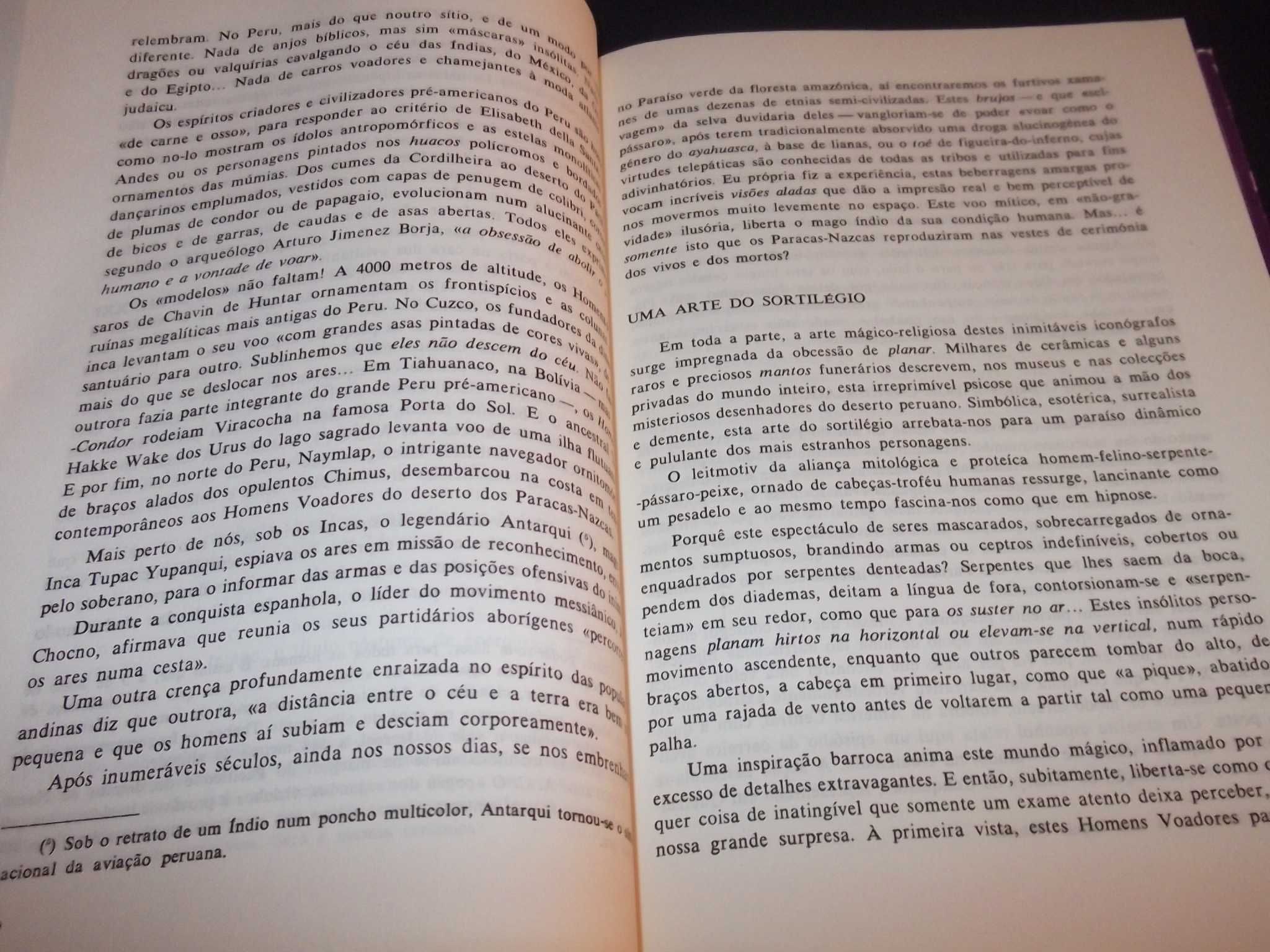 Livro As Pistas de Nazca Simone Waisbard 1985