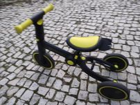 Kinderkraft 3 em 1, bicicleta de equilíbrio e triciclo num só