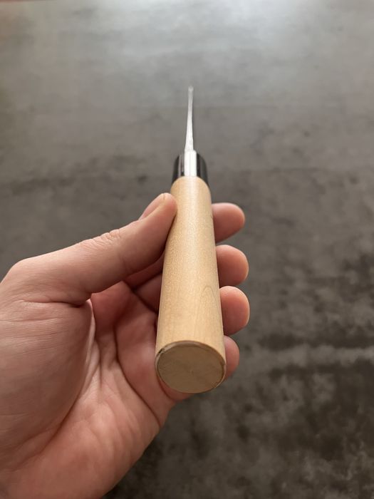 Japoński Nóż Santoku Tōroku Sōke Aohagane Blue Steel Carbon