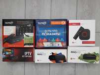 SmartTV приставка MAG250 254 275 322 410 mag425A AURA HD+T2