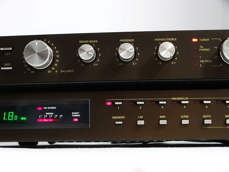 Zestaw wzmacniacz Grundig SV 2000 + tuner radiowy Grundig ST 1500