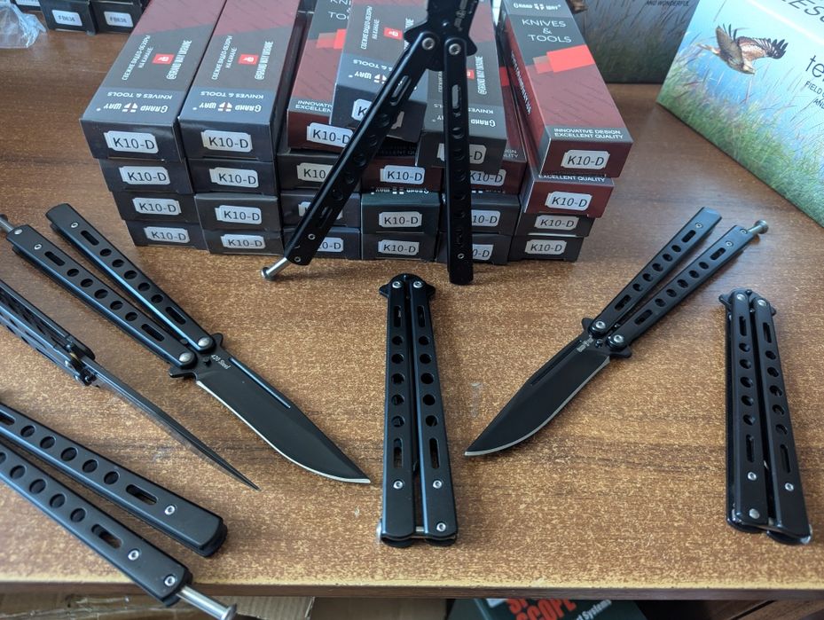 Ніж 10 D Балісонг Бабочка Метелик Ножі Метал Сталь Нові