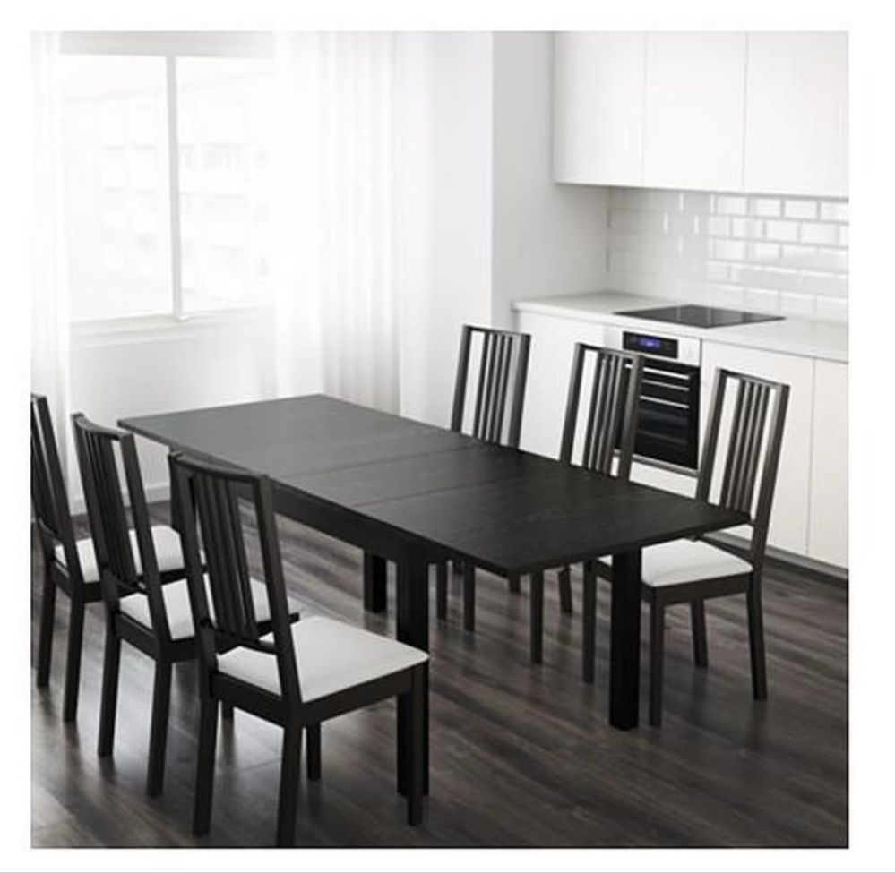 Mesa jantar Bjursta do Ikea extensivel