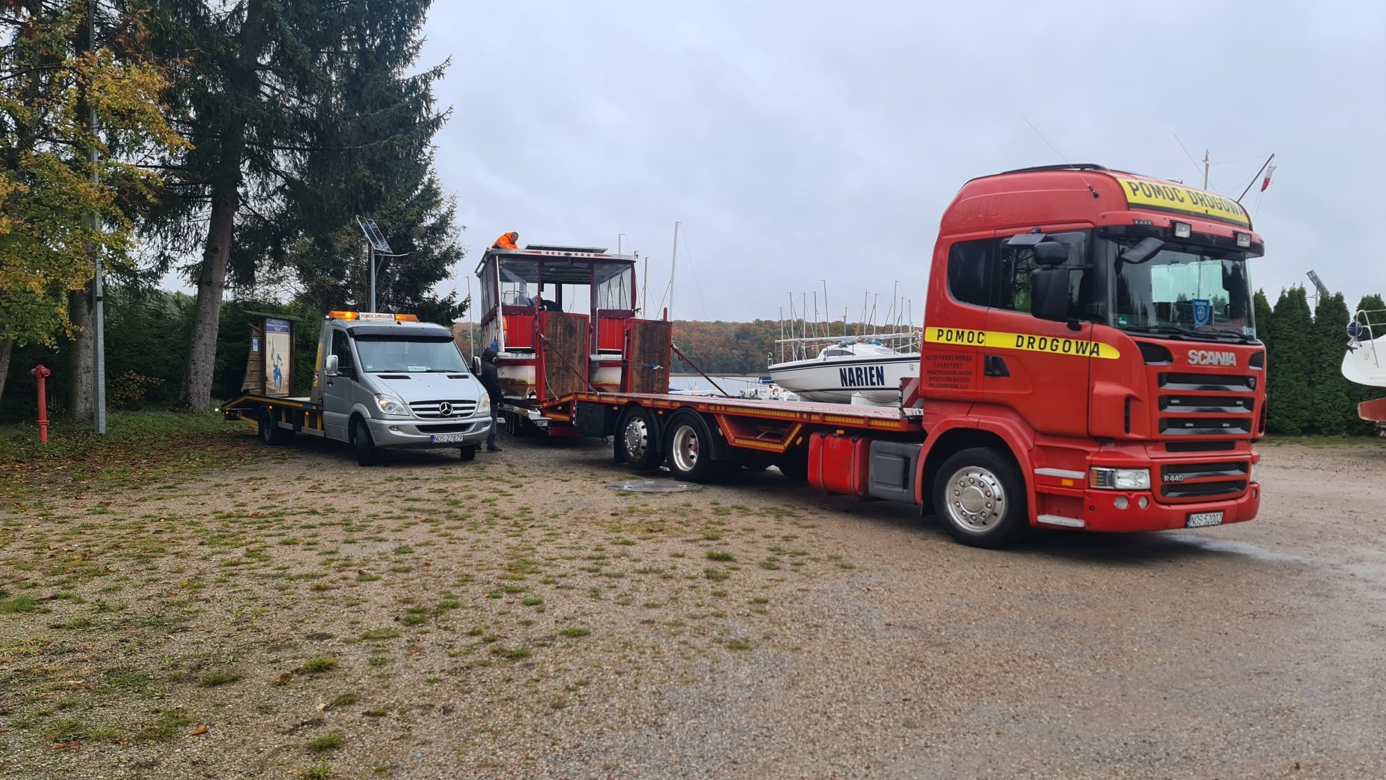 Pomoc Drogowa Morąg 24h Transport Ciągników Maszyn Koparek do 20t