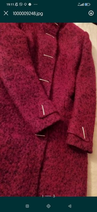 Пальто, осінь- зима,  розмір 42-44.