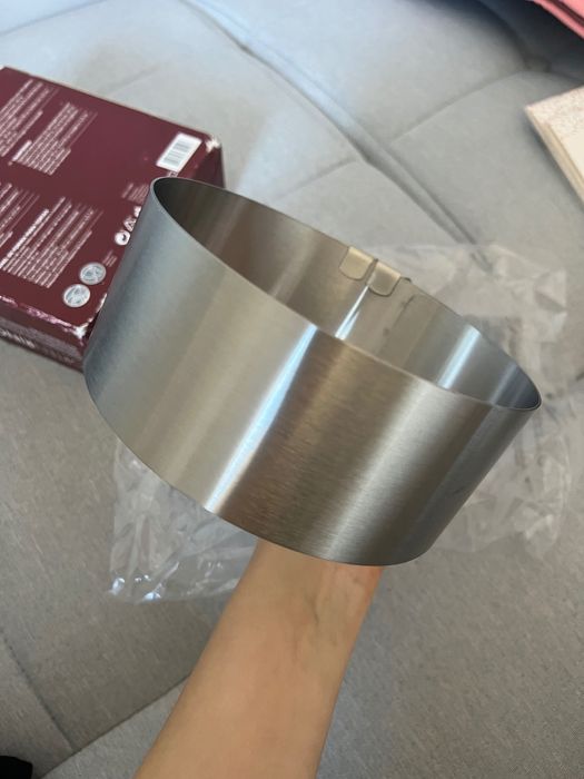 Forma metalowa do tortów regulacyjna 16-30 cm, nowa