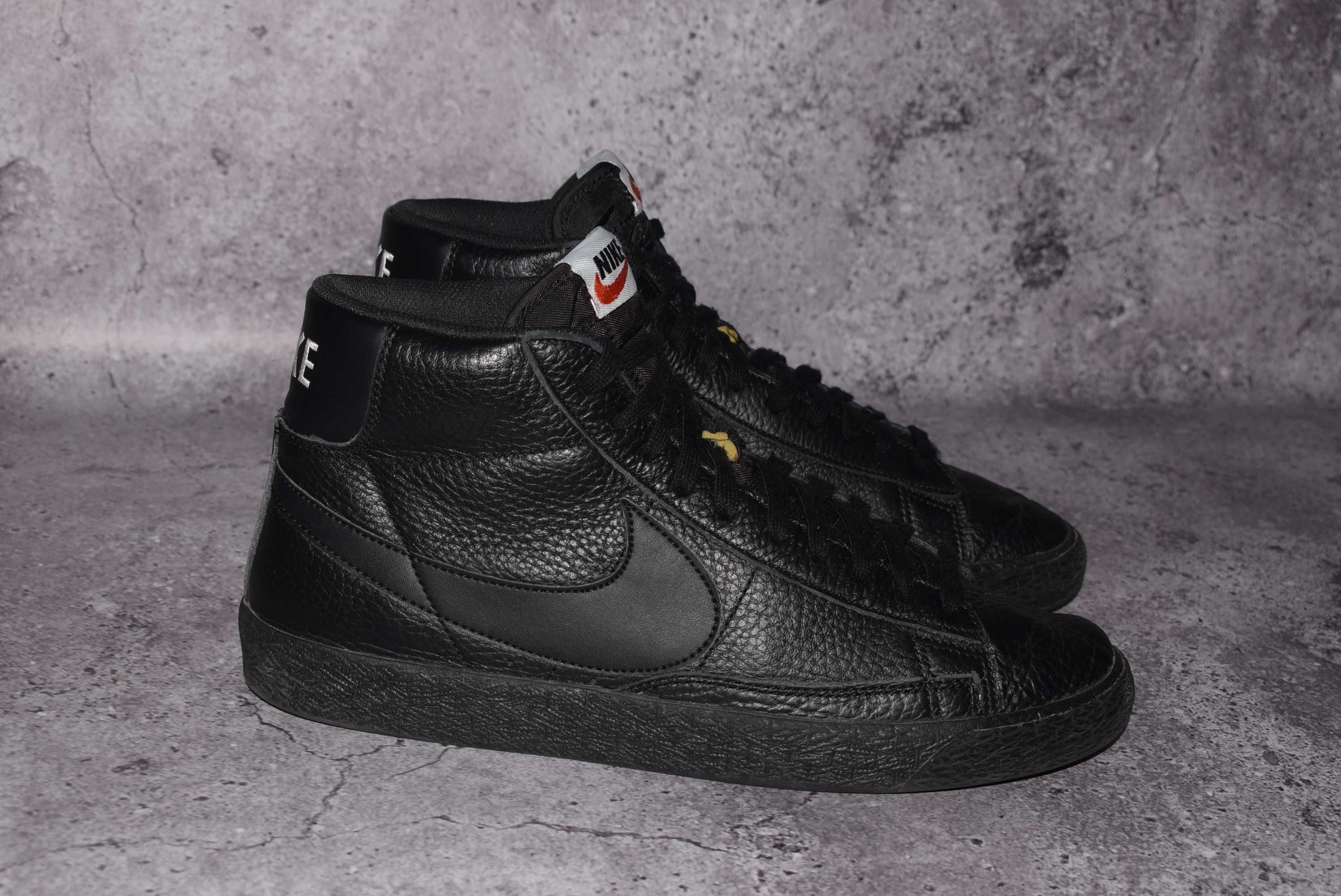 Nike Blazer Mid Premium (Мужские Кожаные Кроссовки Найк Блейзер )