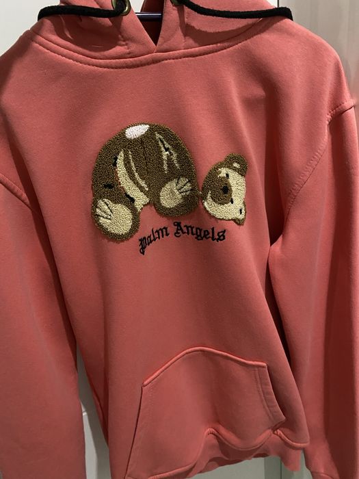 Ciepła Bluza z Misiem i napisem PALM ANGELS 164 cm