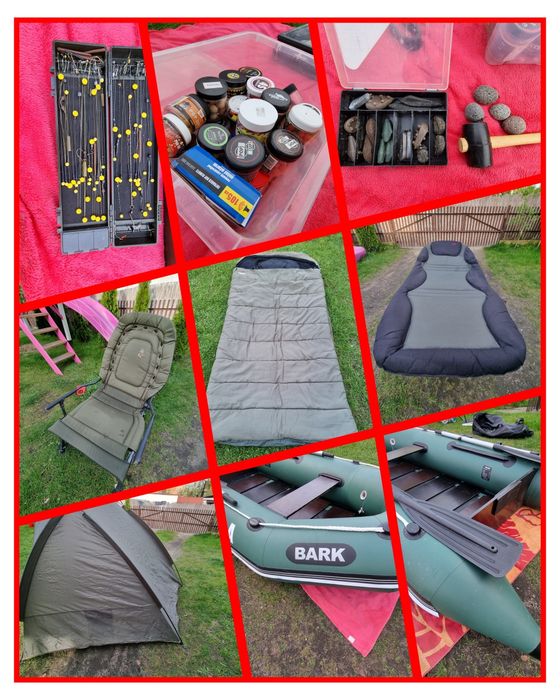 Profesjonalny sprzęt karpiowy - całość