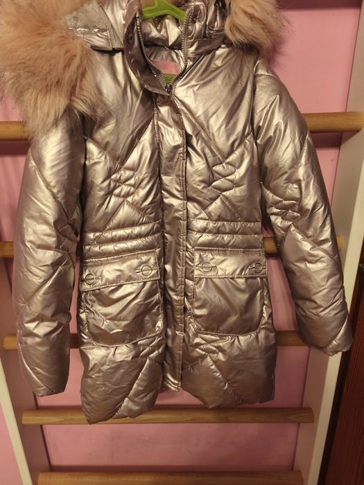 Kurtka zimowa dla dziewczynki 134/140