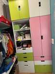 Dwie szafy Ikea Stuva - obie z nadstawkami