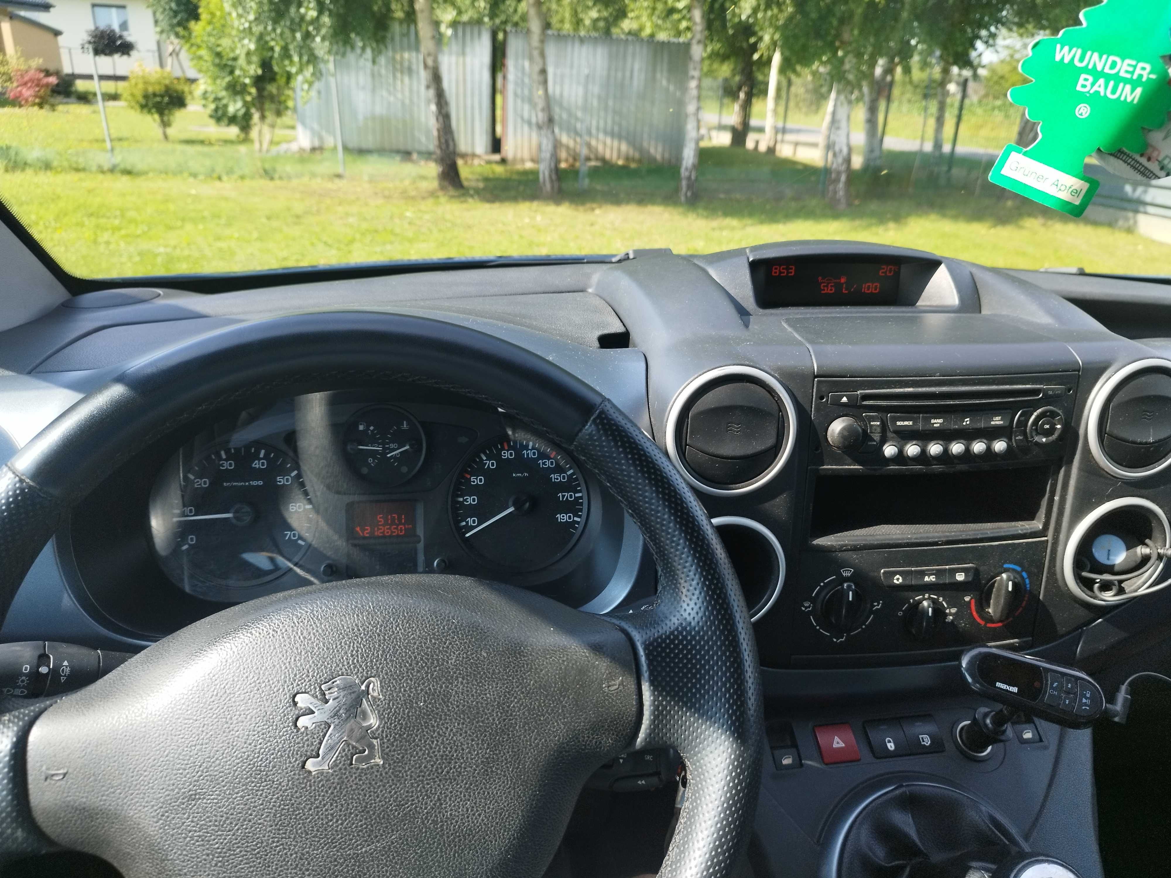 Peugeot Partner Tepee przystosowany do przewozu osoby na wózku